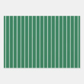 Green White Pattern kerst Inpakpapier Vel (Voorkant 2)