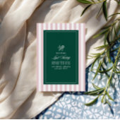 Green & White Striped Last Swing Before the Ring Kaart