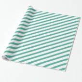 green-white stripes – grün-weiß gestreift cadeaupapier (Uitgerold)