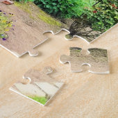 Green Windmill Garden Decor Legpuzzel (Zijkant)