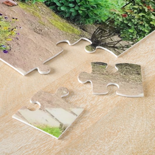 Green Windmill Garden Decor Legpuzzel (Zijkant)