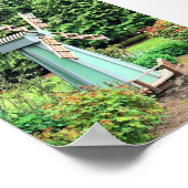 Green Windmill Garden Decor Poster (Hoek)