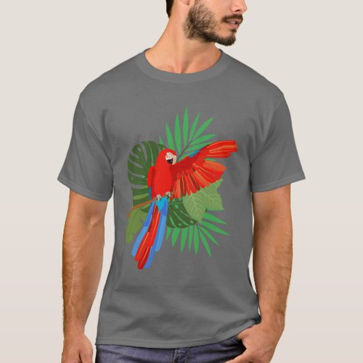 Green Winged Macaw T-shirt (Voorkant)