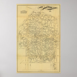 Green Wood begraafplaats Poster