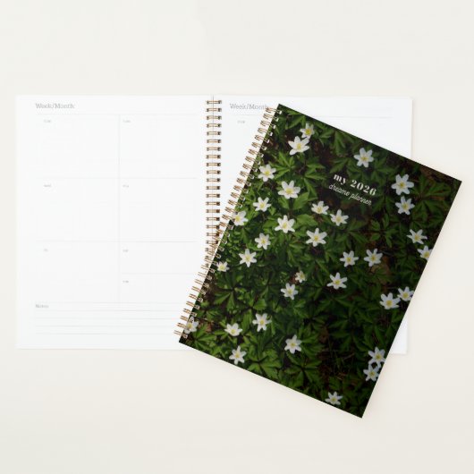 Green Woodland Dreams Planner (Devant avec enveloppe)