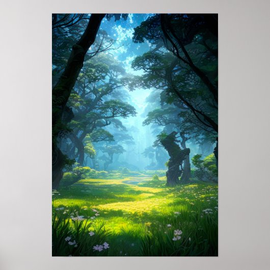 Green Woodland of Mystery Poster (Voorkant)
