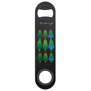Green Woodland Trees Thunder_Cove Speed Flessenopener