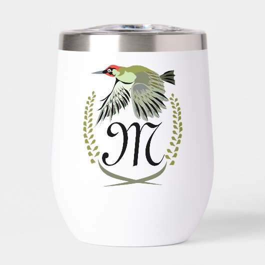 Green woodpecker à Flight monogram (Avant)