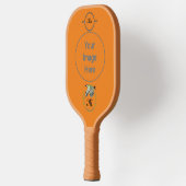 Green Woodpecker in Flight Monogram Pickleball Paddle (Links)