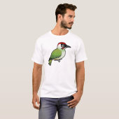 Green Woodpecker T-shirt (Voorkant volledig)
