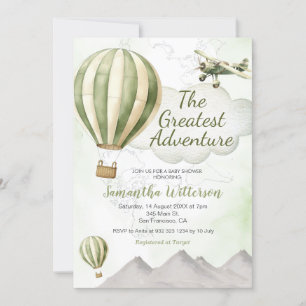 Green  World Adventure Hete Luchtballon Kaart