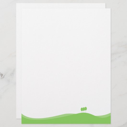 Green World Letterhead (Voorkant / Achterkant)