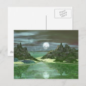 Green World Wolf Briefkaart (Voorkant / Achterkant)