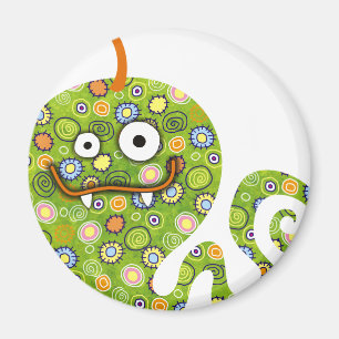 Green Worm Magnet Magneet
