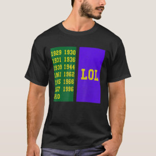 Green Year Bay Geschiedenis Kampioen Wisconsin T-shirt