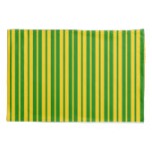 Green Yellow Stylish Stripes Pattern Design  Kussensloop (Achterkant)