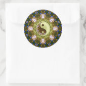 Green YinYang Mandala Sticker (Tas)