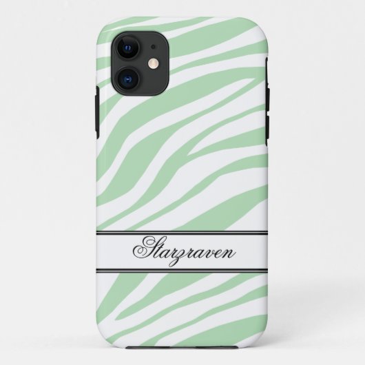 Green Zebra Imprimer iPhone 5 Coque personnalisé (Dos)