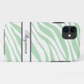 Green Zebra Imprimer iPhone 5 Coque personnalisé (Dos (Horizontal))