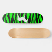 Green Zebra Skateboard (Horizontaal)