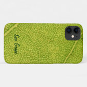 Green Zee Grape Leaf iPhone 11 Hoesje (Achterkant (horizontaal))