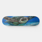 Green Zee Turtle Honu Cruizin Schaats Decboard Skateboard (Horizontaal)