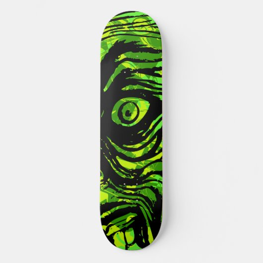 Green Zombie Schaats Board Skateboard (Voorkant)