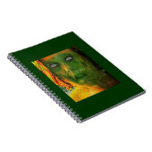 Green Zombie Self Portret Notitieboek (Rechterzijde)