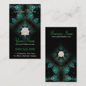 Greenada v3 Carte de visite fractal (Devant / Derrière)