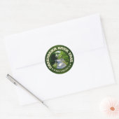 Greenbrier River Trail (fietsen c) Ronde Sticker (Envelop)
