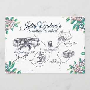 Greenbrier Trouwweekend Schema definitief Kaart