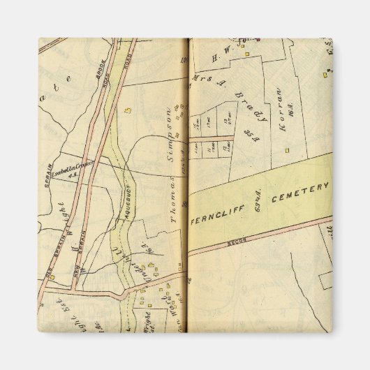 Greenburg, New York 4 Magneet (Voorkant)