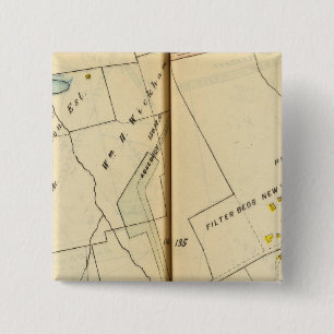 Greenburg, New York 9 Vierkante Button 5,1 Cm
