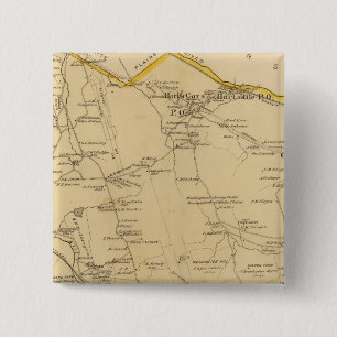 Greenburgh, New York Vierkante Button 5,1 Cm