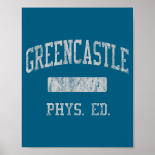 Greencastle High School Hs Greencastle In Lichamel Poster
