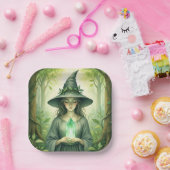 GreenCrystalWitch Papieren Bordje (Feest)