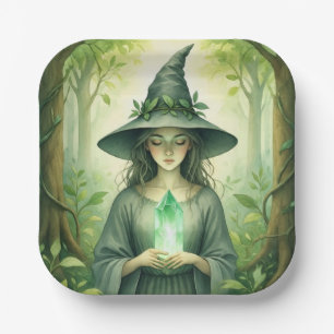GreenCrystalWitch Papieren Bordje