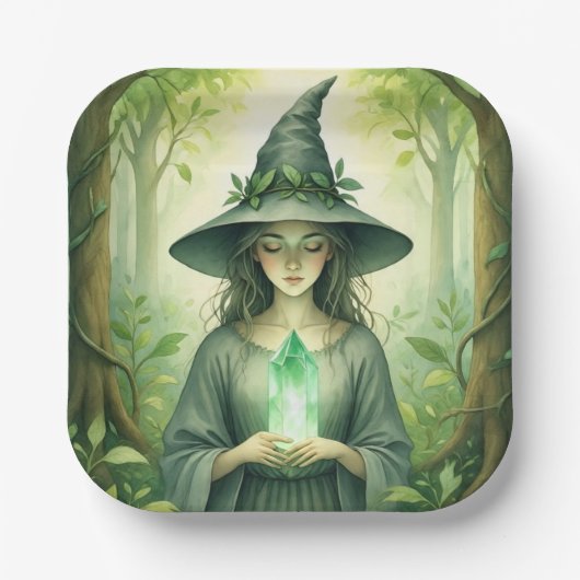 GreenCrystalWitch Papieren Bordje (Voorkant)
