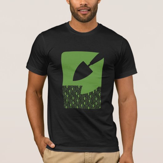 Greendig: spade t-shirt (Voorkant)