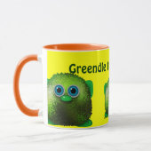 Greendle the Cudly Wuzzy Butt Dring Mug (Gauche)