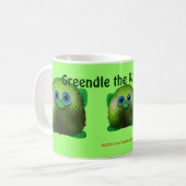 Greendle the Cudly Wuzzy-Butt Drink Mok (Voorkant links)
