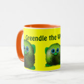 Greendle the Cudly Wuzzy-Butt Drink Mok (Voorkant links)