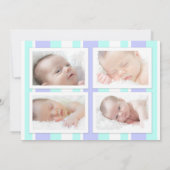 GreenDragon-fotogeboorteaankondiging Aankondiging (Achterkant)