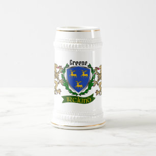 Greene Irish Shield Beer Stein Bierpul