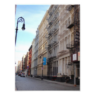 Greene Street SoHo Cast Iron Architecture New York Foto Afdruk