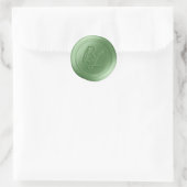 Greenery 2 Letter Monogram Wax Seal Stickers (Tas)