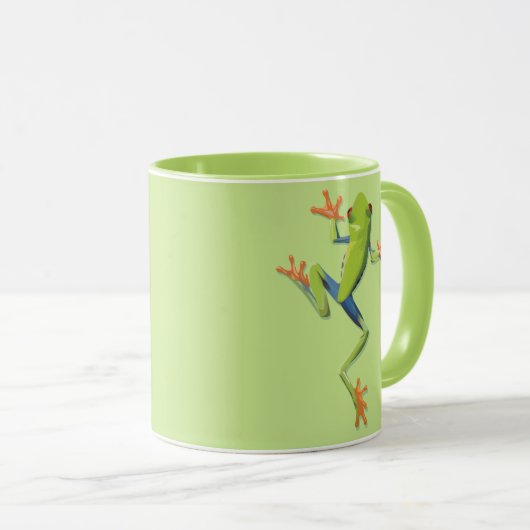 Greenery Amphibian Tree-Frog Mok (Voorkant rechts)