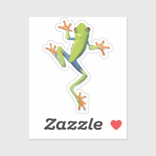 Greenery Amphibian Tree-Frog Sticker (Vel)