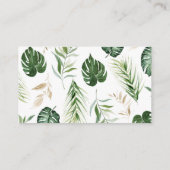 Greenery and Safari Animals Book Request Informatiekaartje (Achterkant)