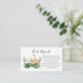 Greenery and Safari Animals Book Request Informatiekaartje (Staand voorkant)